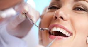 girl having a dental checkup