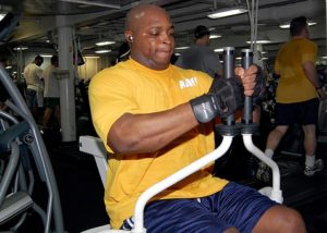 man working out